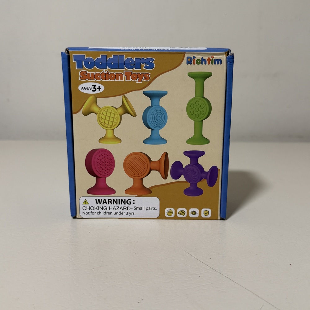 Richtim Toddlers Suction Cup Toys – 12 Piece Set – Ages 3+
